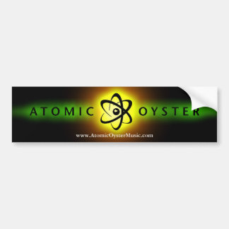 Atomic Oyster "glowing logo" bumper sticker
