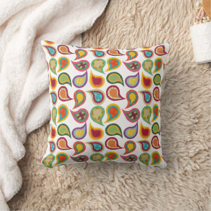 Atomic Paisleys  Cushion