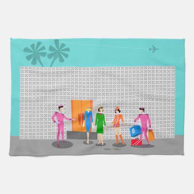 Atomic Palm Springs Stewardess Kitchen Towels (Horizontal)