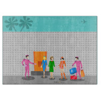 Atomic Palm Springs Stewardess Party Cutting Board