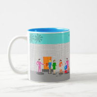 Atomic Palm Springs Stewardess Party Mug