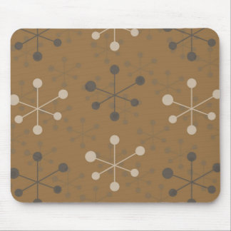 Atomic Pattern in brown Mousepad