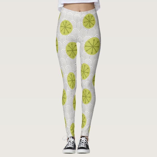Atomic Pinwheels  Leggings (Front)