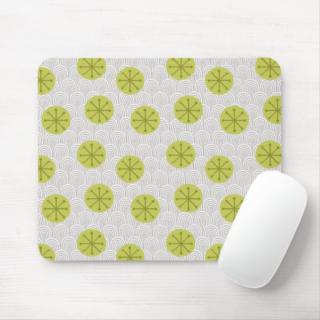 Atomic Pinwheels  Mouse Mat (With Mouse)