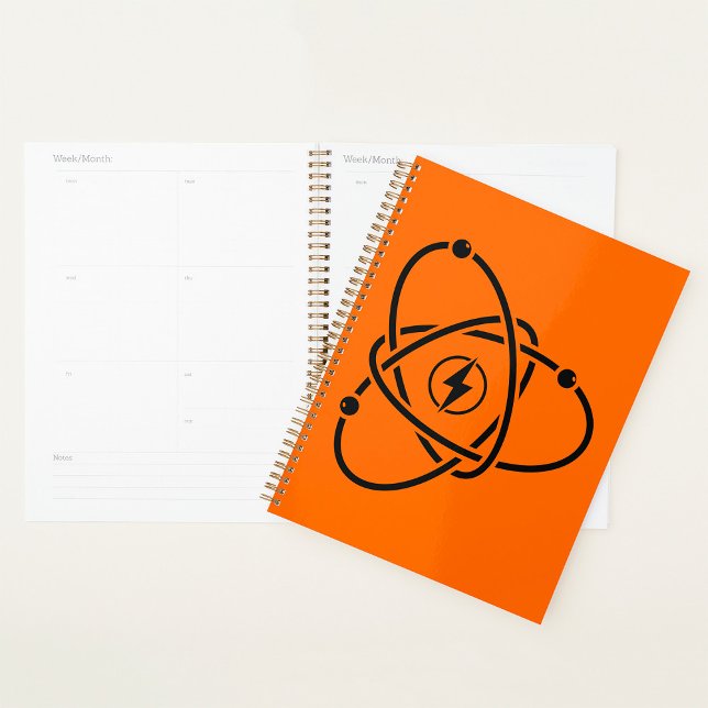 Atomic Power Energy Symbol Science and Tech  Planner (Creator Uploaded)