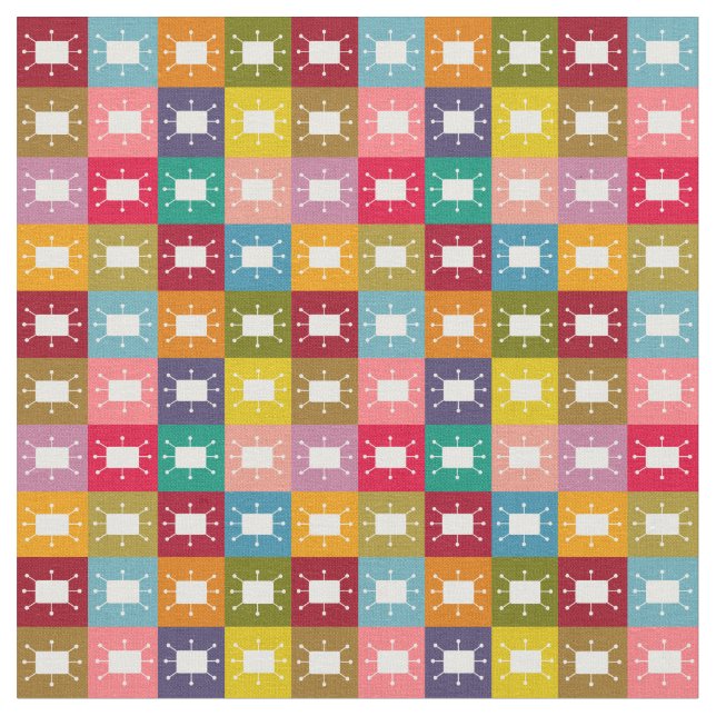 Atomic Rectangles  Fabric (Close Up)
