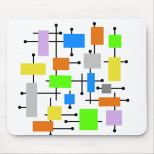 Atomic Rectangles Mouse Mat