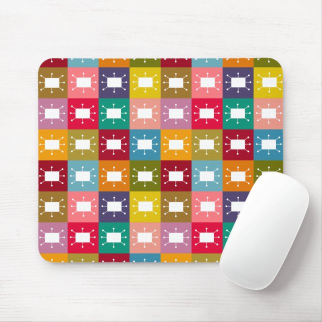 Atomic Rectangles  Mouse Mat (With Mouse)