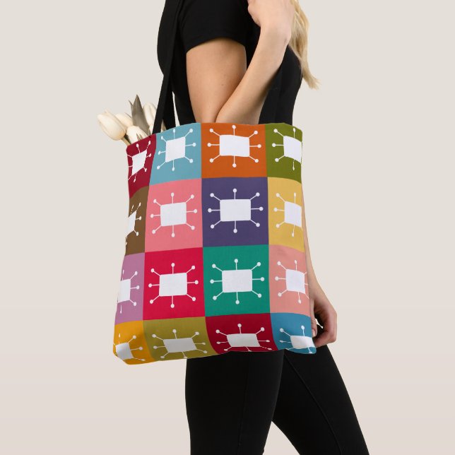 Atomic Rectangles  Tote Bag (Close Up)