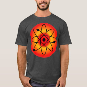 Atomic Red Background T-Shirt