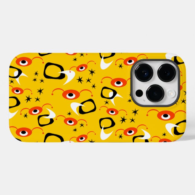 Atomic Retro Spiders Case-Mate iPhone Case (Back (Horizontal))