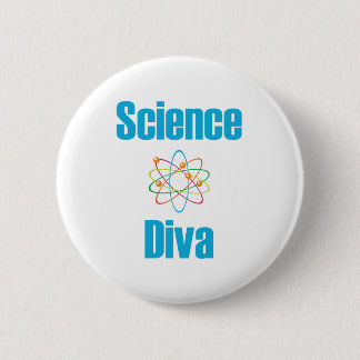 Atomic Science Diva 6 Cm Round Badge
