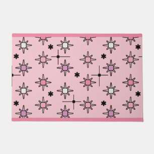 Atomic Sky Starbursts Pink Doormat