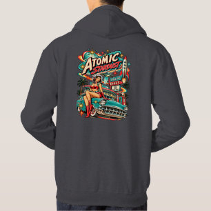 Atomic Stardust 1950s Space Age Diner Hoodie