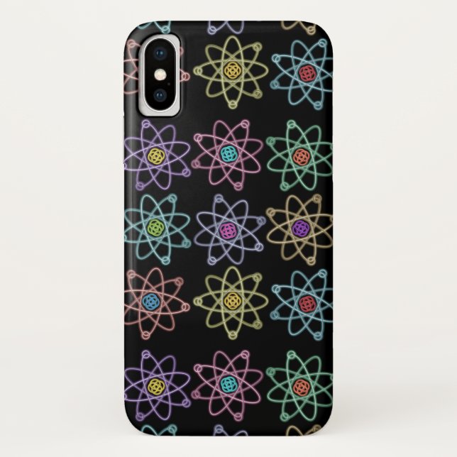 Atomic Structure Pattern Science Case-Mate iPhone Case (Back)