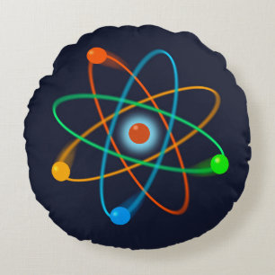 Atomic Structure Round Cushion