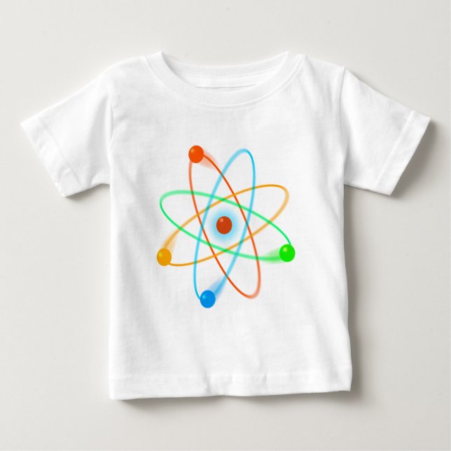 Atomic Structure Science Baby T-Shirt (Front)