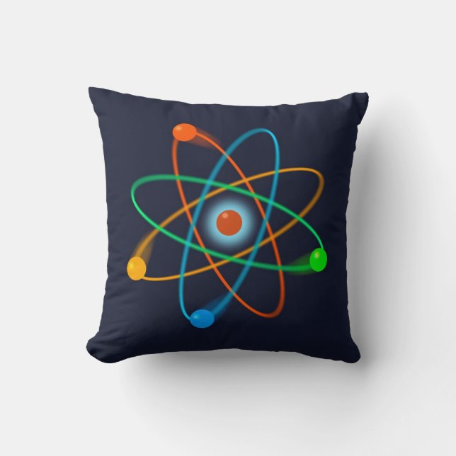 Atomic Structure  Science Cushion (Front)