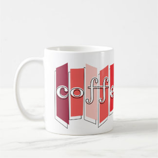 Atomic Style Retro Coffeetime Coffee Mug (red)