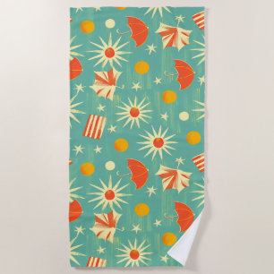 Atomic Summer Solstice Beach Towel