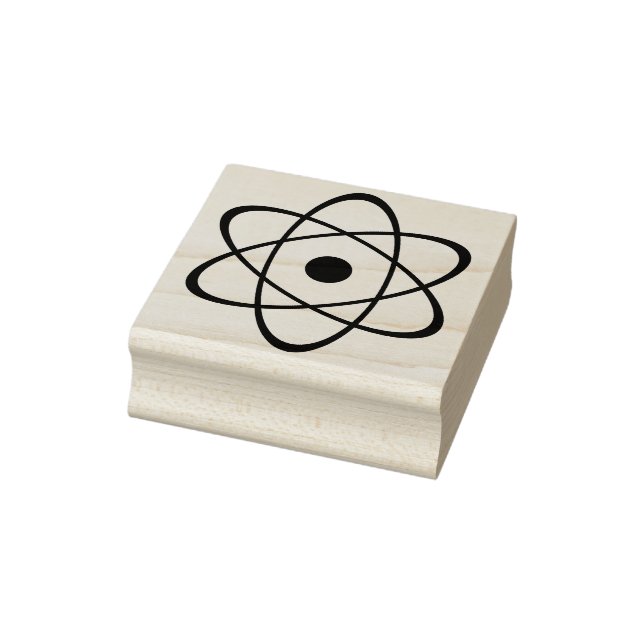 atomic symbol art stamp (Stamp)