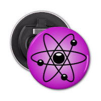 Atomic Symbol on a Pink background