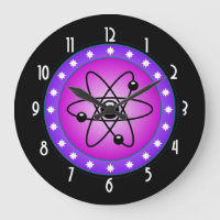 Atomic Symbol on a Pink background