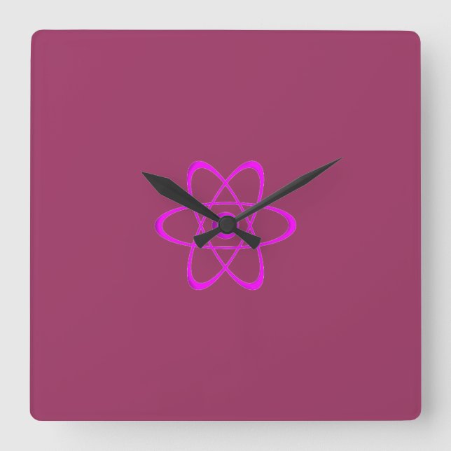 Atomic Symbol Wall Clock (Front)