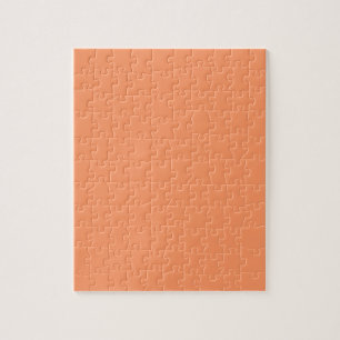Atomic Tangerine  (solid color)   Jigsaw Puzzle