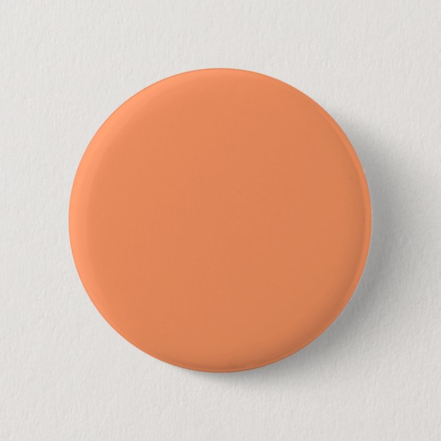 Atomic Tangerine  (solid colour)   6 Cm Round Badge (Front)