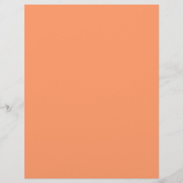 Atomic Tangerine  (solid colour)   Flyer (Front)