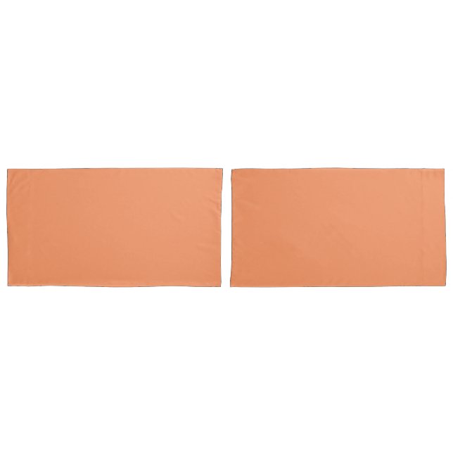 Atomic Tangerine  (solid colour)   Pillowcase (Front-Set)