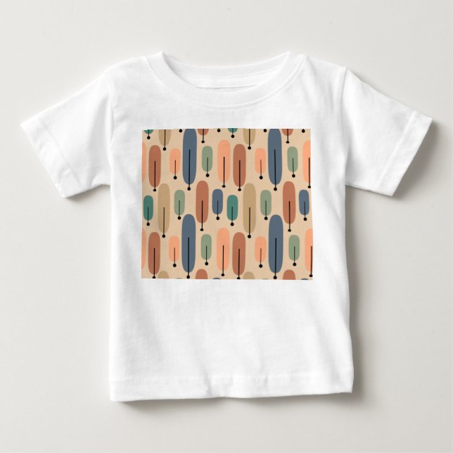 Atomic Trees Retro Baby T-Shirt (Front)