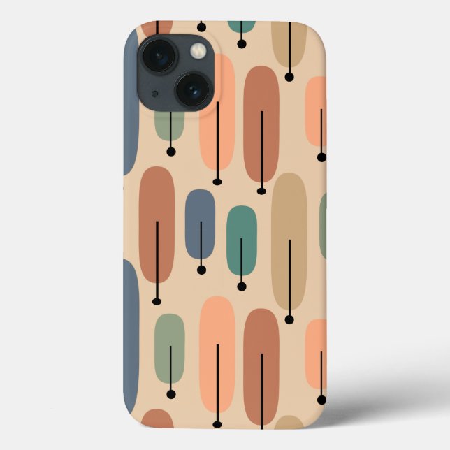 Atomic Trees Retro Case-Mate iPhone Case (Back)