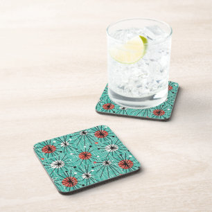 Atomic Turquoise Coaster