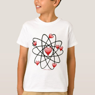 Atomic Valentine Red Hearts T-Shirt