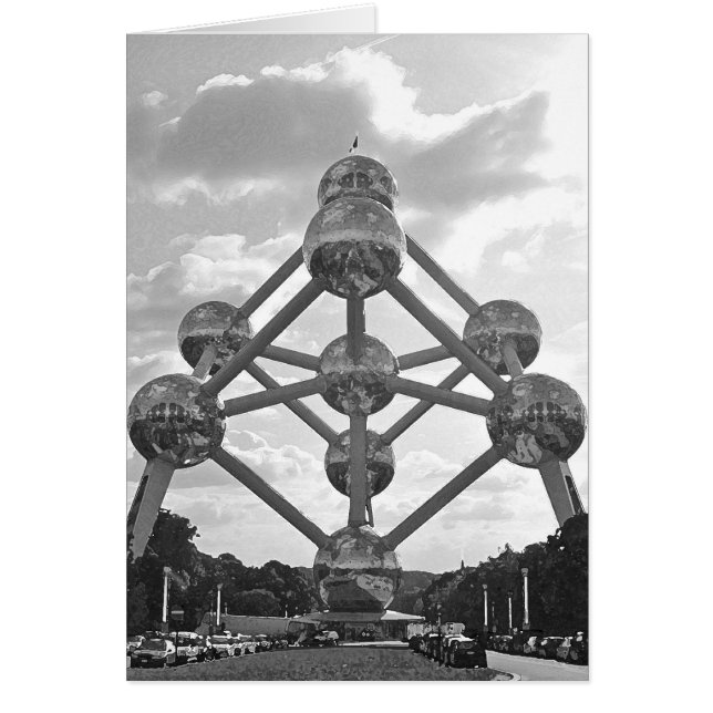 Atomium - 1958 Worlds Fair - Brussels, Belgium (Front)