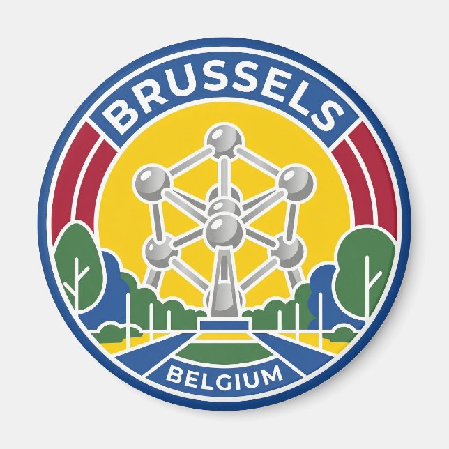 Atomium Belgium Magnet (Front)