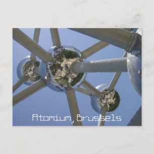 Atomium, Brussels, Belgium Postcard