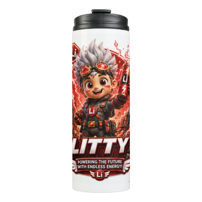  ATOMIVRA Lithium Character  Thermal Tumbler (Front)