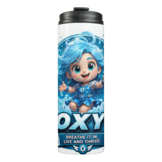 ATOMIVRA Oxygen Character – Life-Giving Hero Chemi Thermal Tumbler
