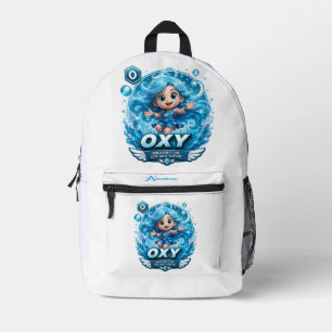 ATOMIVRA Oxygen Character Printed Backpack