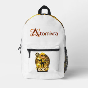 ATOMIVRA Sodium Character Printed Backpack
