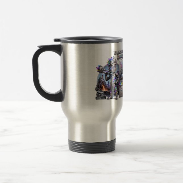 ATOMIVRA Vanadium  Travel Mug (Left)
