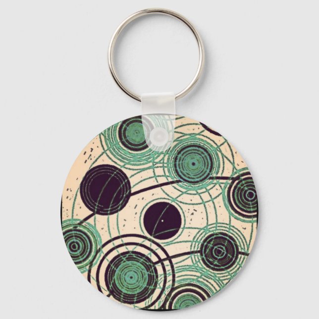 atoms and electrons key ring (Front)