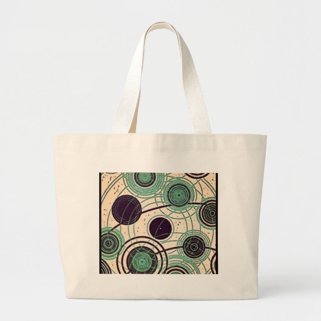 atoms and electrons large tote bag (Front)
