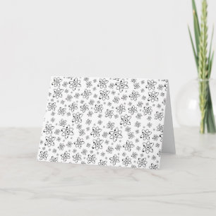 Atoms Retro Atomic Age Pattern Card