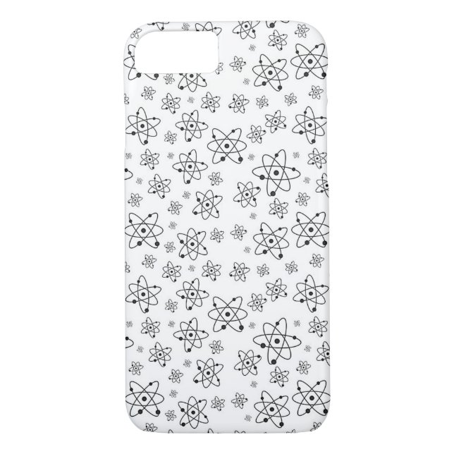 Atoms Retro Atomic Age Pattern Case-Mate iPhone Case (Back)