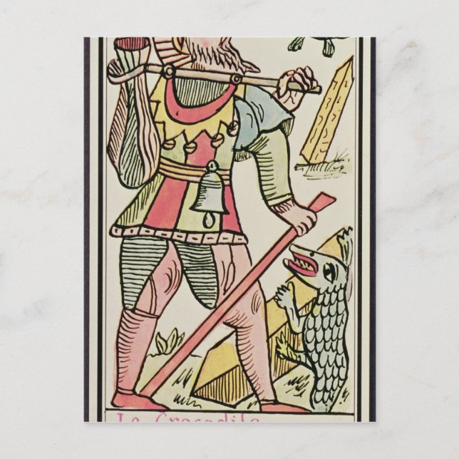 Atonement, tarot card, French Postcard (Front)