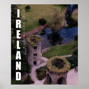 Atop Blarney Castle, Ireland Poster